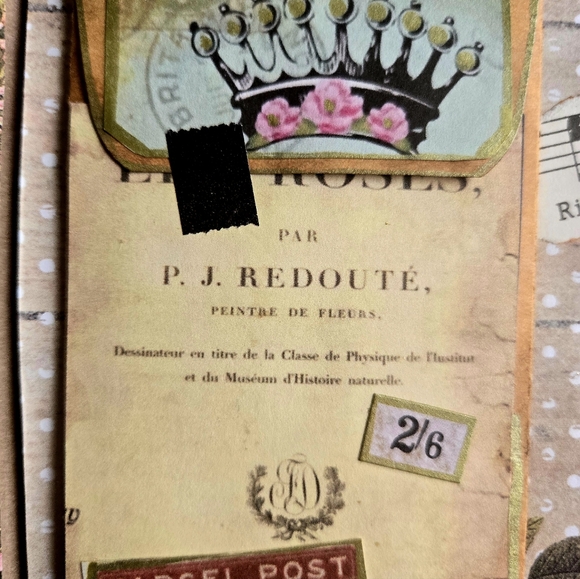 Fashion inspired OOAK album paper bag vintage Queen of the ball 👸 👑 - Picture 9 of 16